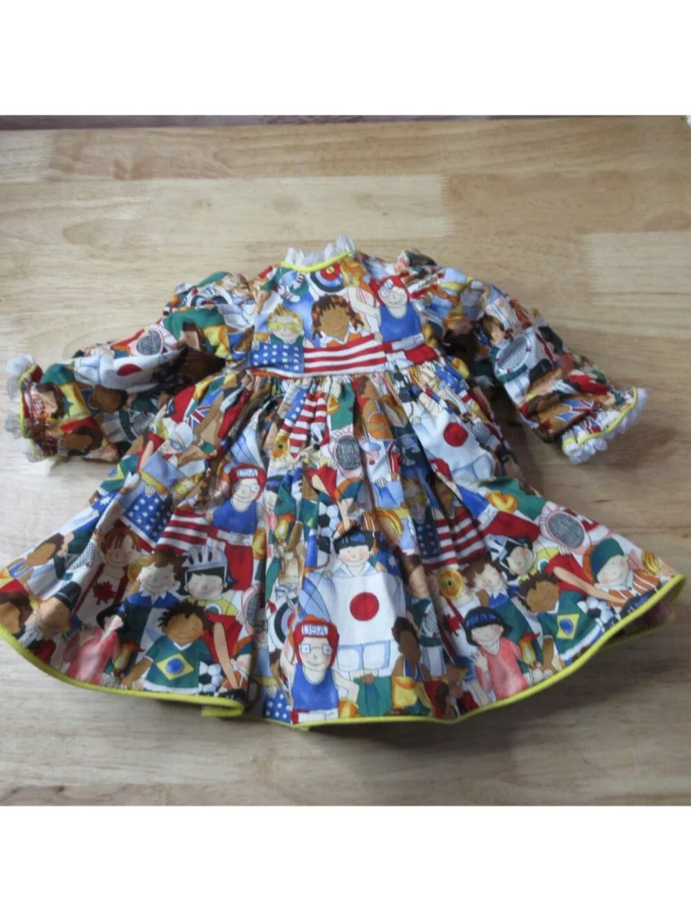 Multi Ethnic Nationality Doll Dress Set - Fits 20 to 22 In Dolls